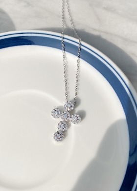 노엘라 크로스 necklace *silver 92.5%*